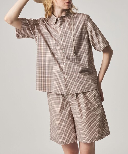 Steven Alan（スティーブンアラン）の「＜Steven Alan＞チェック ショートパンツ（その他パンツ・レディース・ブラック/ベージュ・S/M）」の7枚目の写真