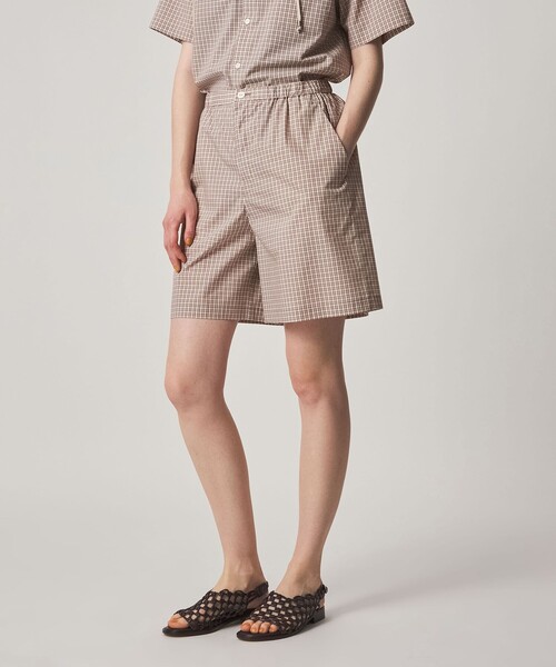 Steven Alan（スティーブンアラン）の「＜Steven Alan＞チェック ショートパンツ（その他パンツ・レディース・ブラック/ベージュ・S/M）」の8枚目の写真