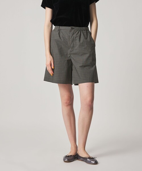 Steven Alan（スティーブンアラン）の「＜Steven Alan＞チェック ショートパンツ（その他パンツ・レディース・ブラック/ベージュ・S/M）」の9枚目の写真