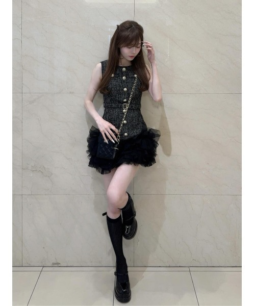 Darich（ダーリッチ）の「サマーツイードボリュームチュールミニ