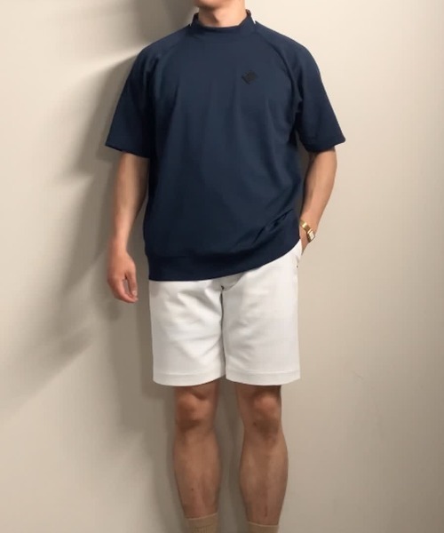 BRIEFING(ブリーフィング)の「【BRIEFING GOLF/ブリーフィングゴルフ】MEN’S NECK LOGO HIGHNECK RF(Tシャツ/カットソー・メンズ・ブラック/ホワイト/ネイビー・L/M/S)」の1枚目の写真