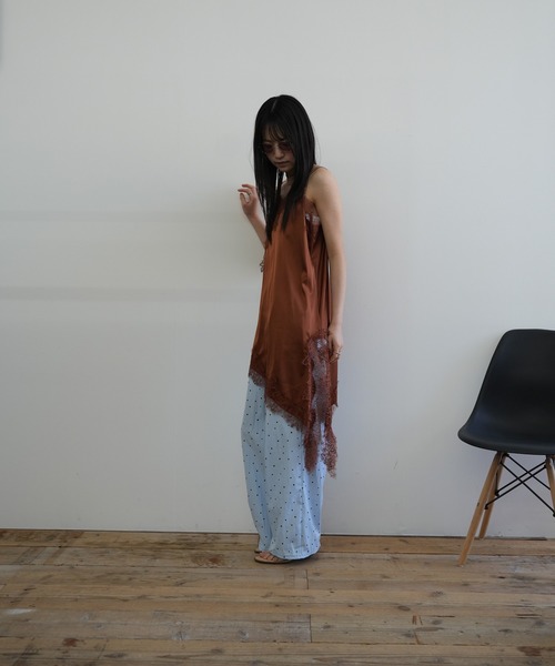 Kotoe(コトエ)の「ドット柄 タックワイドパンツ(その他パンツ・レディース・ホワイト/ブラック・FREE)」の16枚目の写真