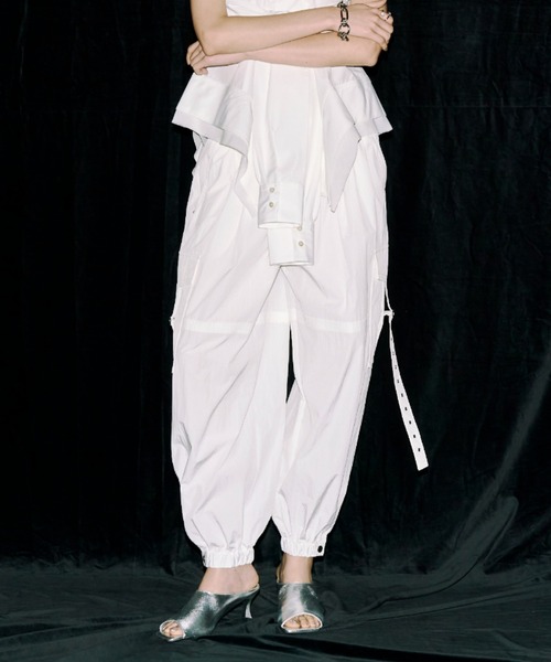 JOSE MOON（ジョゼムーン）の「VOLUME CARGO PANTS/ボリュームカーゴパンツ（カーゴパンツ・レディース・ブラック・38/36）」の13枚目の写真