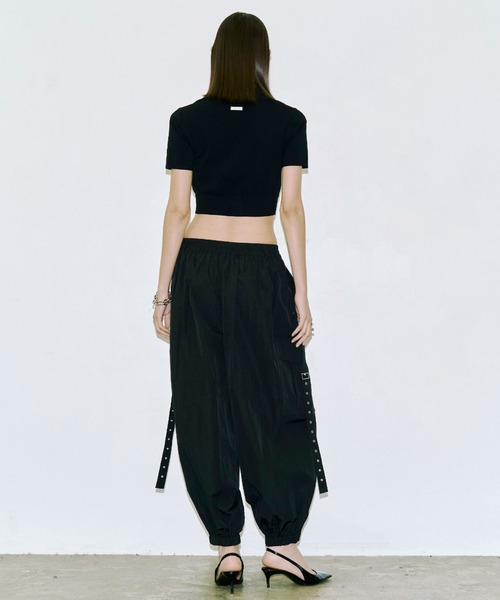 JOSE MOON（ジョゼムーン）の「VOLUME CARGO PANTS/ボリュームカーゴパンツ（カーゴパンツ・レディース・ブラック・38/36）」の10枚目の写真