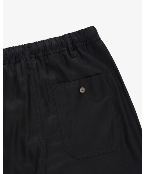 FRONT 11201（フロントワンワントゥーオーワン）の「Easy Fatigue Pants/ Rayon Gabardine（その他パンツ・メンズ・ブラック・S/M/L/XL）」の3枚目の写真