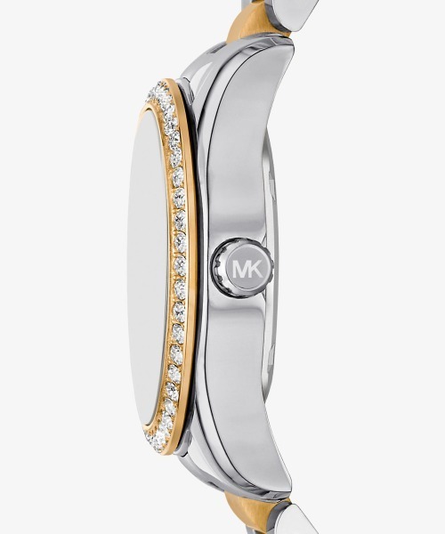 MICHAEL KORS(マイケルコース)の「LEXINGTON パヴェ ツートン ウォッチ(アナログ腕時計・レディース・その他・FREE)」の2枚目の写真