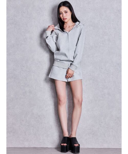 GYDA（ジェイダ）の「Gydadygラメプリントロングパーカー（パーカー・レディース・ブラック/グレー・FREE）」の15枚目の写真