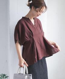 URBAN RESEARCH DOORS | リネンウエストタックスキッパーブラウス(シャツ/ブラウス)