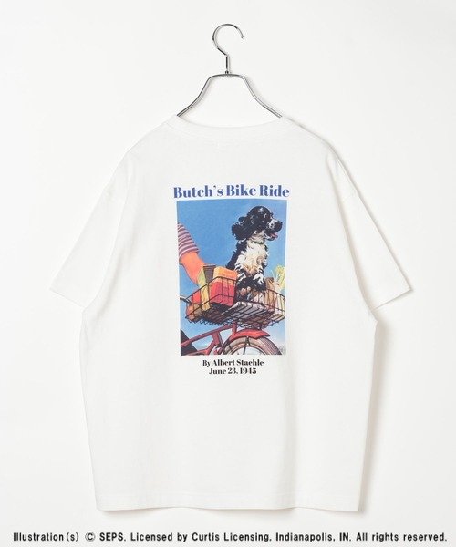LEPSIM(レプシィム)の「【The Saturday Evening Post】アソートプリントT 672188(Tシャツ/カットソー・レディース・オフホワイト/イエロー・FREE)」の1枚目の写真