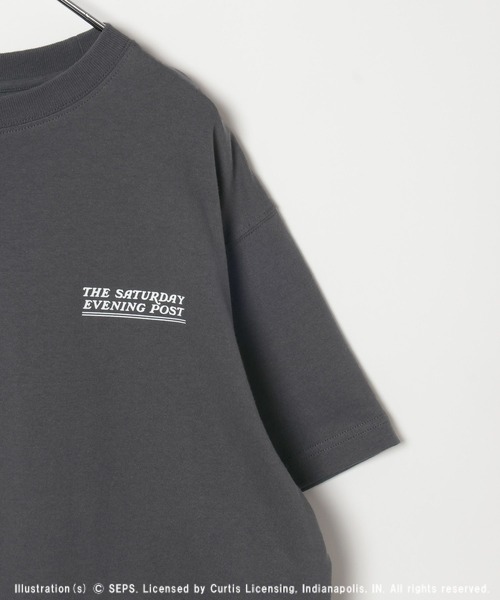 LEPSIM(レプシィム)の「【The Saturday Evening Post】アソートプリントT 672188(Tシャツ/カットソー・レディース・オフホワイト/イエロー・FREE)」の5枚目の写真