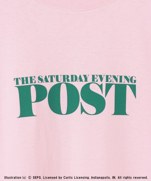 LEPSIM(レプシィム)の「【The Saturday Evening Post】アソートプリントT 672188(Tシャツ/カットソー・レディース・オフホワイト/イエロー・FREE)」の14枚目の写真