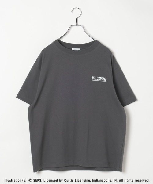 LEPSIM(レプシィム)の「【The Saturday Evening Post】アソートプリントT 672188(Tシャツ/カットソー・レディース・オフホワイト/イエロー・FREE)」の3枚目の写真