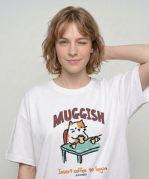 コーヒー半袖Tシャツホワイト