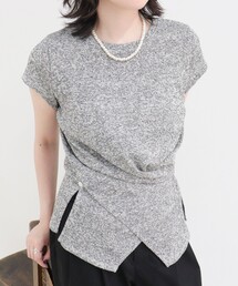 fredy emue（フレディエミュ）の「ニットソーカシュクールプルオーバー（Tシャツ/カットソー）」