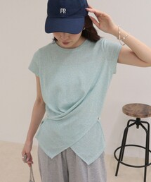 fredy emue | ニットソーカシュクールプルオーバー(Tシャツ/カットソー)