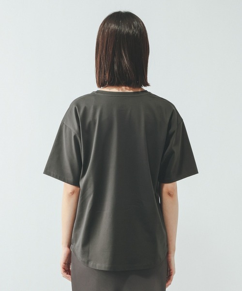 GLOBAL WORK（グローバルワーク）の「リッチクリーンレース半袖Tシャツ/910636（Tシャツ/カットソー・レディース・オフホワイト/スミクロ・LARGE/MEDIUM）」の14枚目の写真