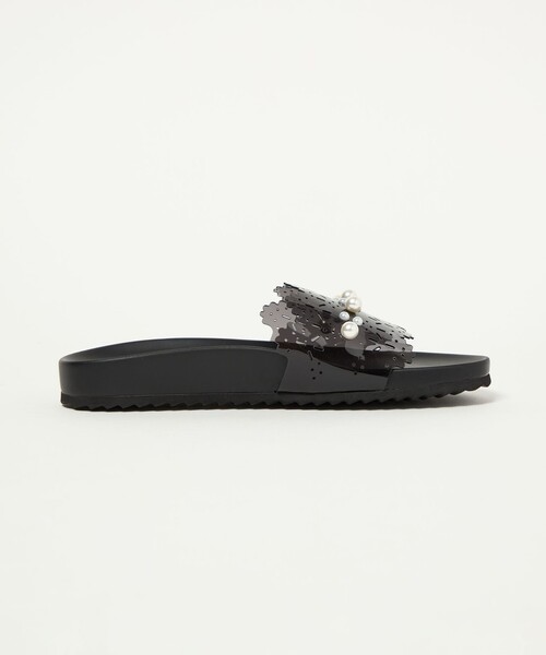 SY UNITED ARROWS(シーユナイテッドアローズ)の「<SY>レースライクスライド サンダル10↑(サンダル・レディース・ホワイト/ライトブルー/ブラック/グレー・22.5cm/23.5cm/24.5cm/25.5cm)」の7枚目の写真