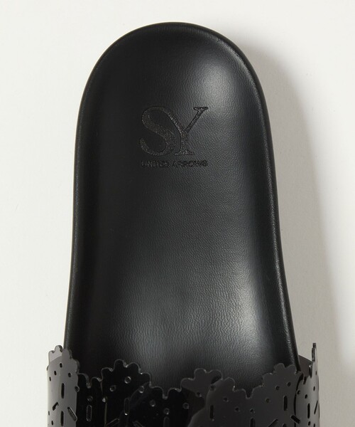SY UNITED ARROWS(シーユナイテッドアローズ)の「<SY>レースライクスライド サンダル10↑(サンダル・レディース・ホワイト/ライトブルー/ブラック/グレー・22.5cm/23.5cm/24.5cm/25.5cm)」の10枚目の写真