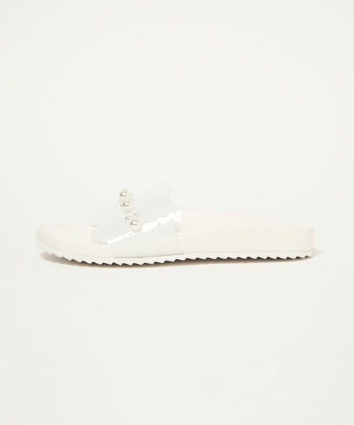 SY UNITED ARROWS(シーユナイテッドアローズ)の「<SY>レースライクスライド サンダル10↑(サンダル・レディース・ホワイト/ライトブルー/ブラック/グレー・22.5cm/23.5cm/24.5cm/25.5cm)」の13枚目の写真