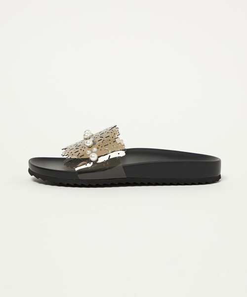 SY UNITED ARROWS(シーユナイテッドアローズ)の「<SY>レースライクスライド サンダル10↑(サンダル・レディース・ホワイト/ライトブルー/ブラック/グレー・22.5cm/23.5cm/24.5cm/25.5cm)」の16枚目の写真
