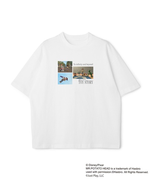 Disney(ディズニー)の「【TOY STORY/トイ・ストーリー】MovieグラフィックTシャツ / Over Harf Sleeve Graphic T-shirt《UNISEX》(Tシャツ/カットソー・レディース・ブラック/ホワイト・XL/L/M)」の3枚目の写真
