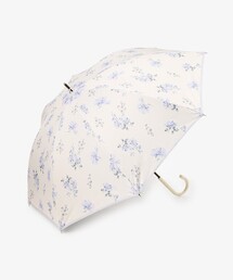 Afternoon Tea | 【UVカット率・遮光率100%生地使用】水彩フラワー晴雨兼用長傘 日傘(長傘)