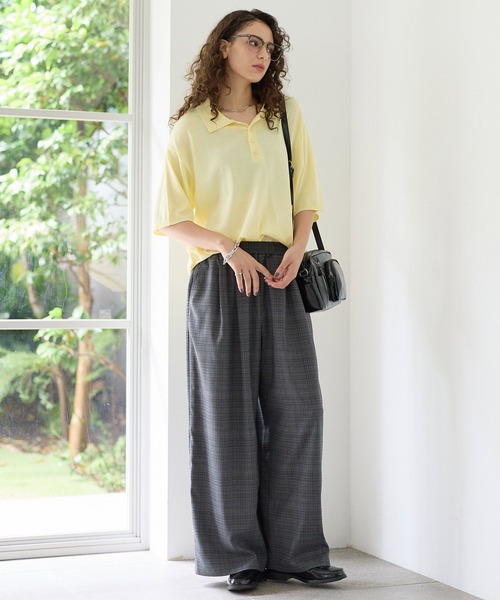 PBLIM(ページボーイリム)の「《UNISEX》ダブルウエストチェックパンツ(その他パンツ・レディース・グレー/ブラウン・FREE)」の10枚目の写真