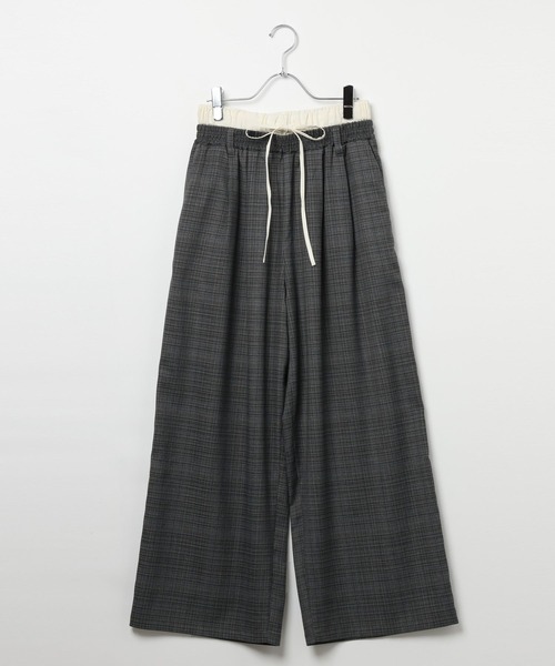 PBLIM(ページボーイリム)の「《UNISEX》ダブルウエストチェックパンツ(その他パンツ・レディース・グレー/ブラウン・FREE)」の21枚目の写真
