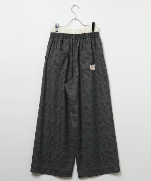 PBLIM(ページボーイリム)の「《UNISEX》ダブルウエストチェックパンツ(その他パンツ・レディース・グレー/ブラウン・FREE)」の22枚目の写真