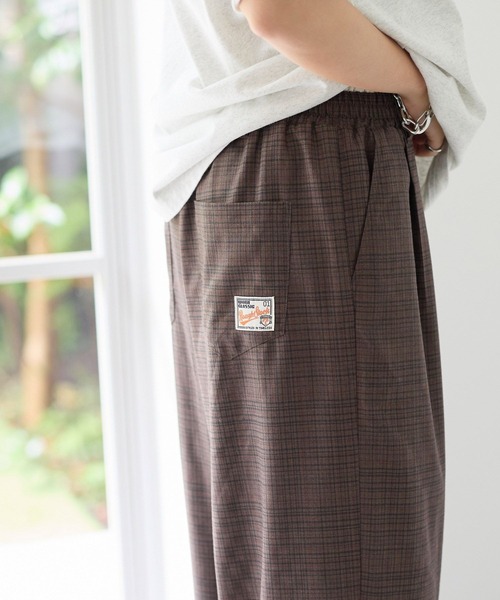 PBLIM(ページボーイリム)の「《UNISEX》ダブルウエストチェックパンツ(その他パンツ・レディース・グレー/ブラウン・FREE)」の11枚目の写真