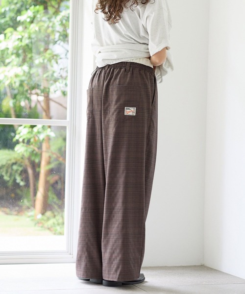 PBLIM(ページボーイリム)の「《UNISEX》ダブルウエストチェックパンツ(その他パンツ・レディース・グレー/ブラウン・FREE)」の16枚目の写真