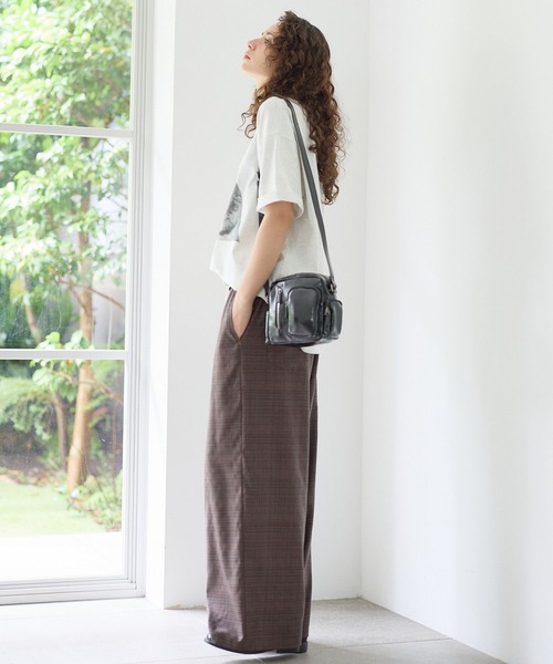 PBLIM(ページボーイリム)の「《UNISEX》ダブルウエストチェックパンツ(その他パンツ・レディース・グレー/ブラウン・FREE)」の18枚目の写真