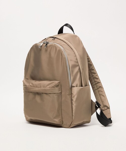green label relaxing(グリーンレーベルリラクシング)の「<PARTE>ダブルジップ バックパック / リュック 通勤 はっ水(バックパック/リュック・レディース・ブラック/モカ/ネイビー/その他1・FREE)」の9枚目の写真