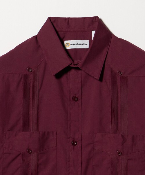 MY CUBAN STORE(マイキューバンストア)の「<MYCUBANSTORE> CB SHORT SLEEVE SHIRT/シャツ(シャツ/ブラウス・メンズ・ブラック/ワイン/クリーム・L/M)」の15枚目の写真