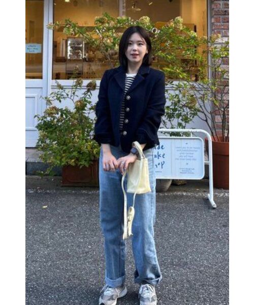 TILL I DIE（ティルアイダイ）の「Grace tweed jacket_Navy（その他アウター・レディース・ネイビー・MEDIUM/SMALL）」の9枚目の写真