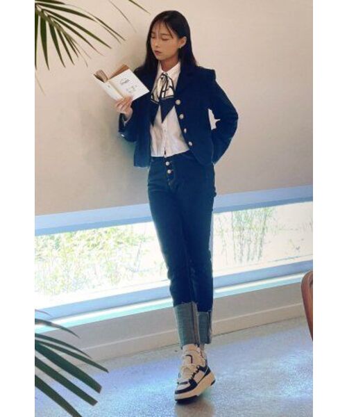 TILL I DIE（ティルアイダイ）の「Grace tweed jacket_Navy（その他アウター・レディース・ネイビー・MEDIUM/SMALL）」の10枚目の写真