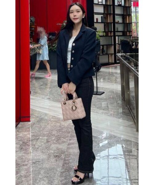 TILL I DIE（ティルアイダイ）の「Grace tweed jacket_Navy（その他アウター・レディース・ネイビー・MEDIUM/SMALL）」の11枚目の写真