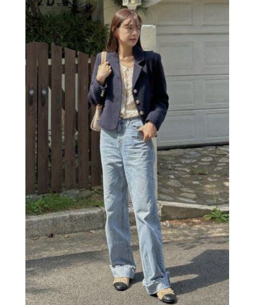 TILL I DIE（ティルアイダイ）の「Grace tweed jacket_Navy（その他アウター・レディース・ネイビー・MEDIUM/SMALL）」の3枚目の写真