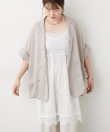 【着る方が涼しい!?】シアータッチメッシュWテーラージャケット