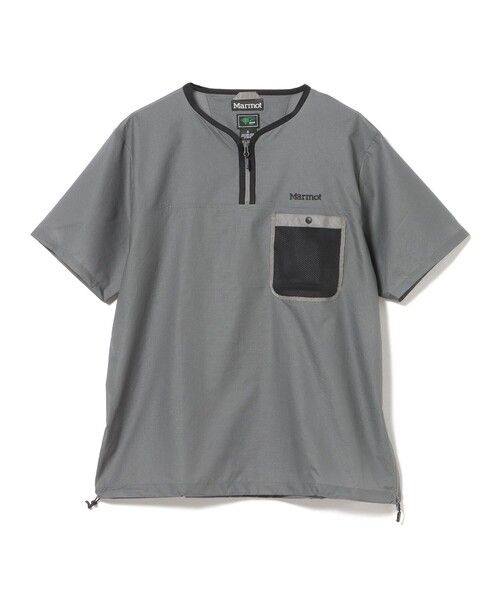 BEAMS GOLF(ビームスゴルフ)の「【別注】Marmot / ハーフジップ 撥水 ウインドピステ(ベスト・メンズ・チャコールグレー/ブラック・SMALL/X-LARGE/LARGE/MEDIUM)」の8枚目の写真