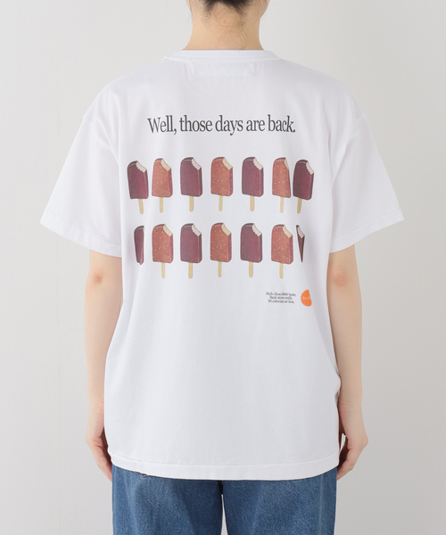 Ophrys（オフリス）の「Ophrys/オフリス Those days are back Tee OP26SS05（Tシャツ/カットソー・レディース・ネイビー/ホワイト・FREE）」の5枚目の写真