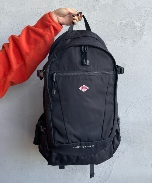 JEANS FACTORY （ジーンズファクトリー）の「[DANTON/ダントン] MONT FARON 27 ナイロンバックパック（バックパック/リュック・レディース・ブラック・ONE SIZE）」の10枚目の写真