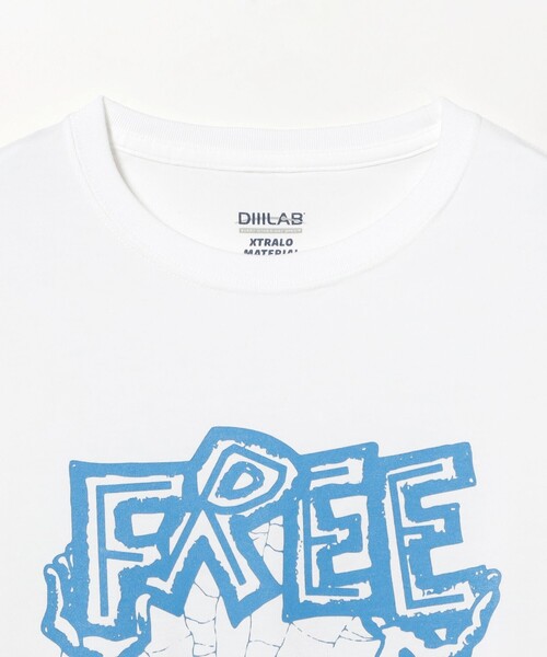 DEMARCOLAB(デマルコラブ)の「DeMarcoLab × Almost Free Services / XTRALOW TEE(Tシャツ/カットソー・メンズ・ホワイト・XL/M/L)」の3枚目の写真