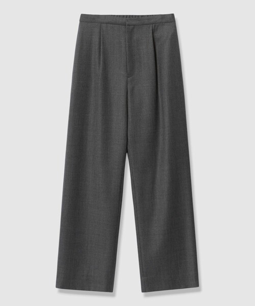 ANAYI（アナイ）の「ウールオックスストレートパンツ〈セットアップ対応商品〉（その他パンツ・レディース・チャコールグレー/ネイビー/ブラウン・34/38/36）」の2枚目の写真