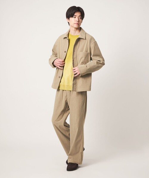 green label relaxing（グリーンレーベルリラクシング）の「コーデュロイ カバーオール ジャケット -ストレッチ-（カバーオール・メンズ・ブラック/ベージュ/グレー・XL/S/L/M）」の9枚目の写真