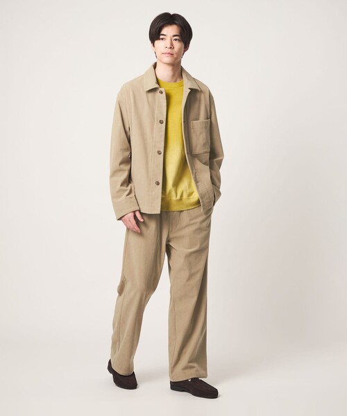 green label relaxing（グリーンレーベルリラクシング）の「コーデュロイ カバーオール ジャケット -ストレッチ-（カバーオール・メンズ・ブラック/ベージュ/グレー・XL/S/L/M）」の10枚目の写真