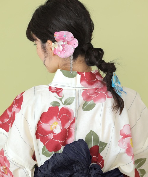 Casselini(キャセリーニ)の「Casselini(キャセリーニ)ビジューフラワー2Wayクリップ(2個セット)(バレッタ/ヘアクリップ・レディース・B/A・FREE)」の22枚目の写真