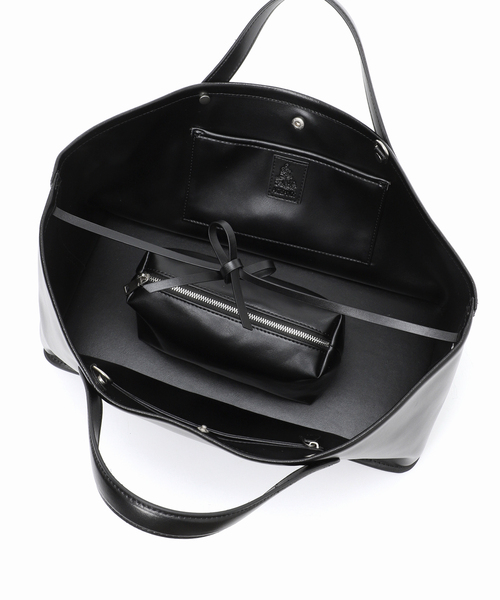 U by SPICK&SPAN(ユーバイスピックアンドスパン)の「ARTESANOS /アルテサノス ポーチ付きレザートートバッグ(トートバッグ・レディース・ブラック・FREE)」の17枚目の写真