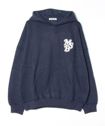 line stone glitter hoodie