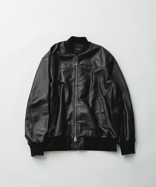 EKAL（エカル）の「SHEEP LEATHER JACKET（その他アウター・メンズ・ブラック・LARGE/MEDIUM）」の5枚目の写真